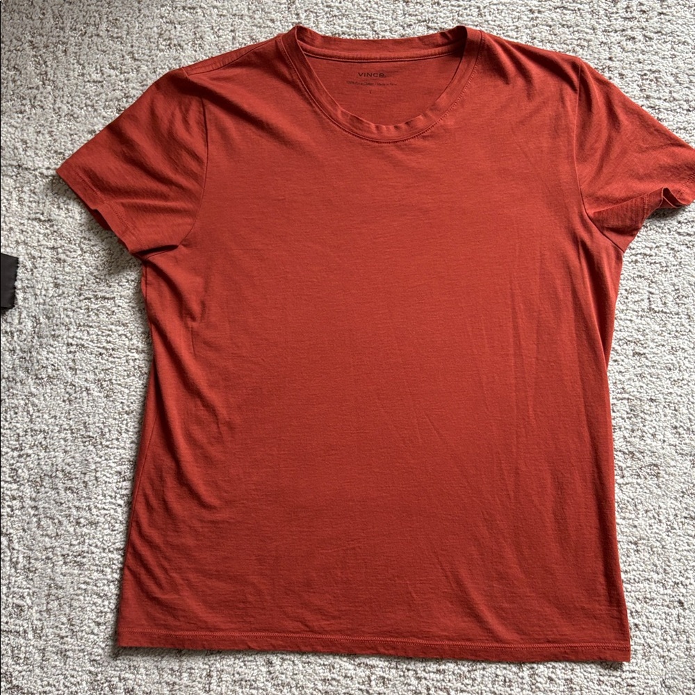 Vince Pima Cotton Crewneck T-Shirt